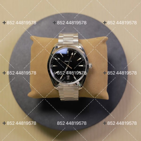 Omega Seamaster Series Black Dial Stainless Steel Strap