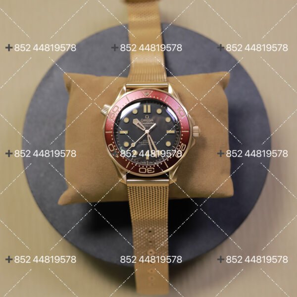 Omega Seamaster Series Black Dial Red Bezel